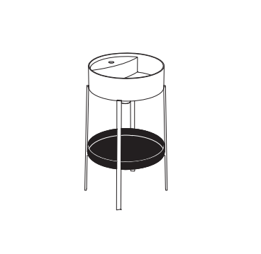 Vassoio in Acciaio LACCATO NIC DESIGN CONSOLLE 45 - D. 45 x H. 5 cm