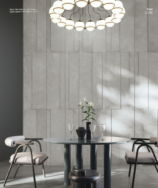 €89,90/mq REFIN CERAMICHE DECORO FEEL LIGHT LAYERS KIT